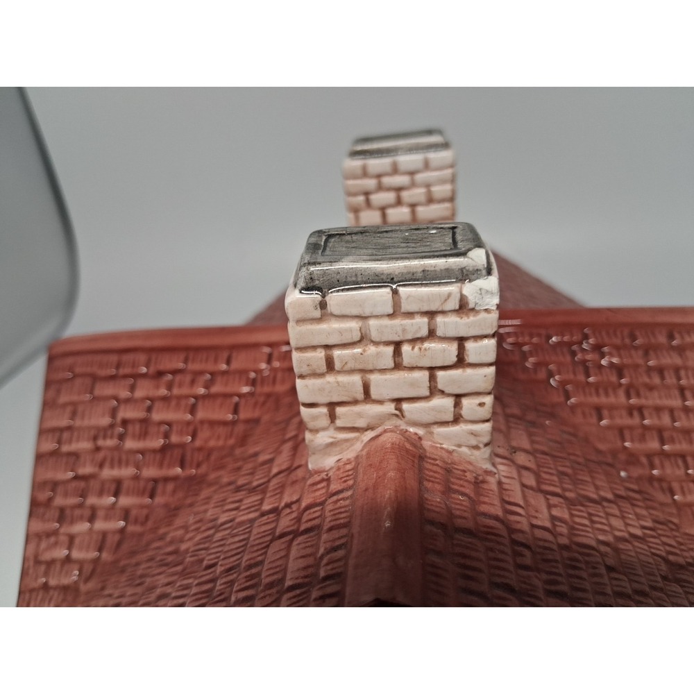 Ceramic House Canister Pink Roof Cottage Style Good Condition "Read" - Picture 15 of 16